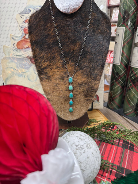 SLL 5 Stone Drop Lariat