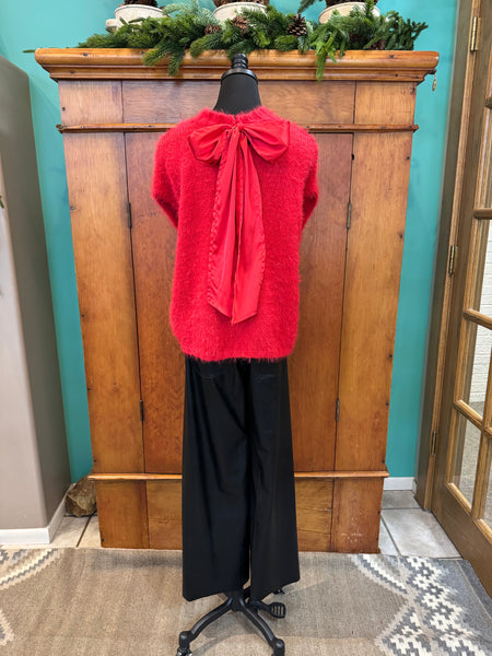 Wishlist Back Bow Mohair Sweater