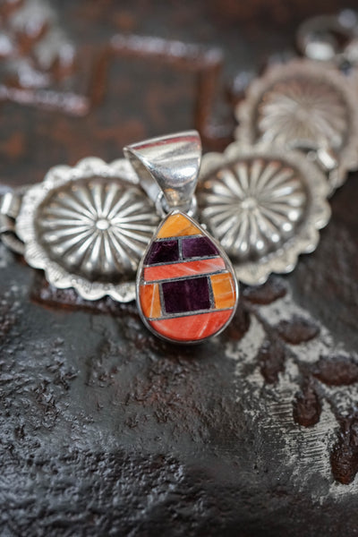 Inlay Spiny Pendant