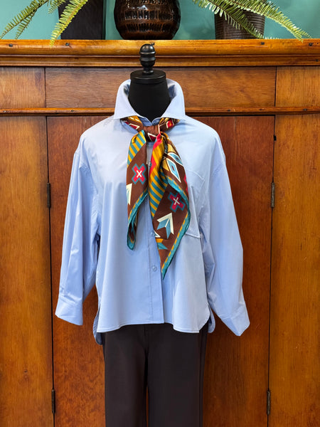 Enid Oversized Cropped Shirt