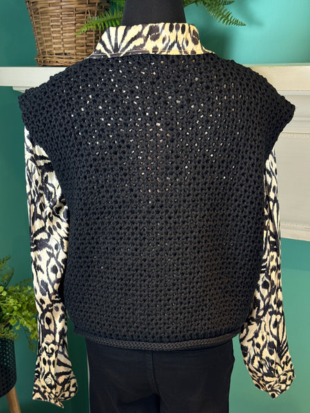 Esqualo Fancy Button Cardi Sweater