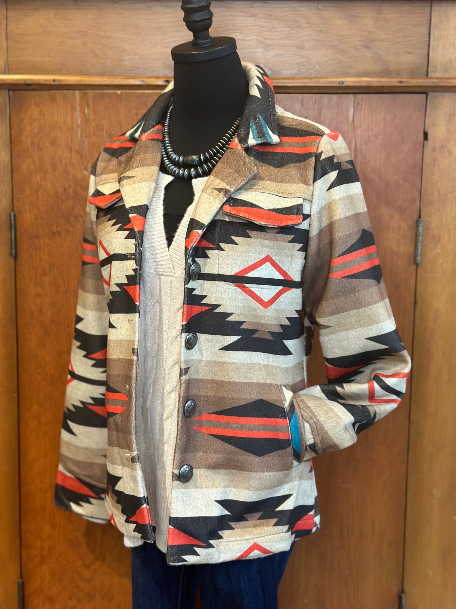 Navajo wool jacket sales