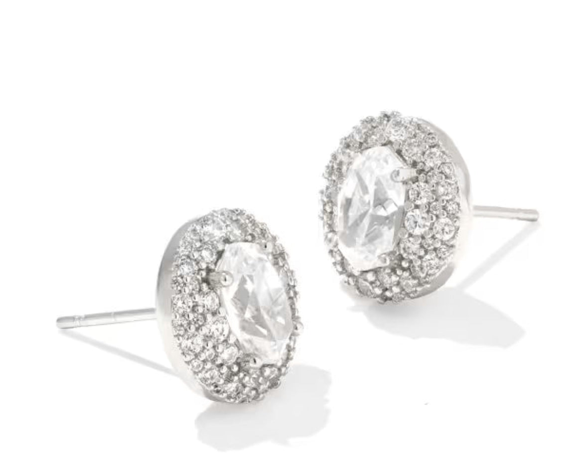 Kendra Scott Bella Silver Stud Earrings