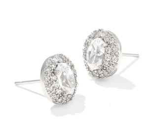 Kendra Scott Bella Silver Stud Earrings