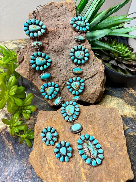 The Rodeo Revival 2 Pc Set Statement Necklace & Earrings