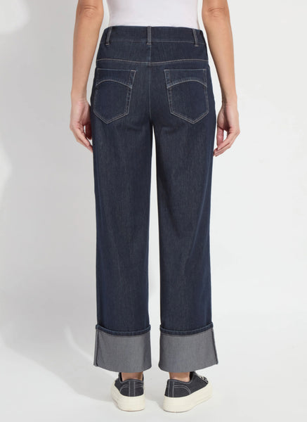 Lysse Samara Cuffed Wide Leg Jean