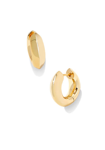 Kendra Scott Mikki Metal Huggie Earrings
