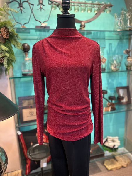Joseph Ribkoff Side Rouched Knit Top