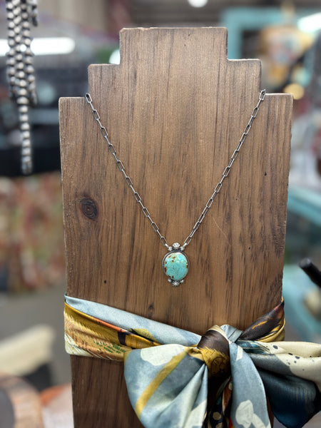 Turquoise Pendant Necklace
