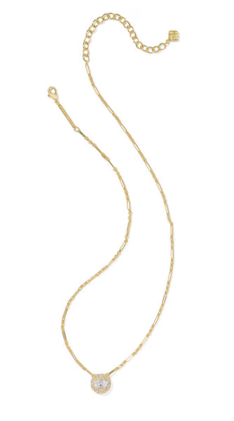 Kenda Scott Bella Gold Short Pendant Necklace