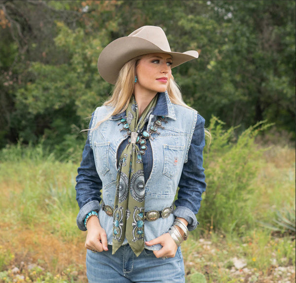 Fringe Scarves- Turqs and Conchos