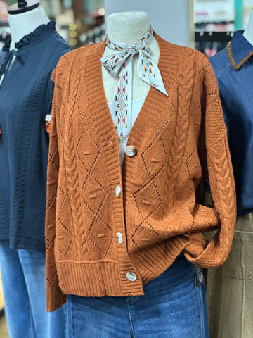 Panache Apparel The Button Up Cardigan