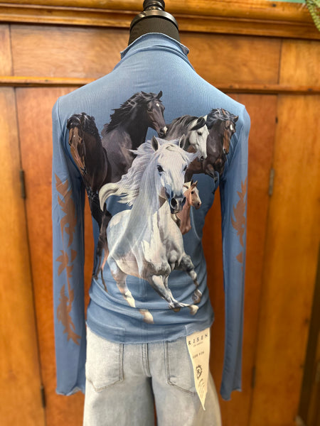 Wild Herd Horse Top