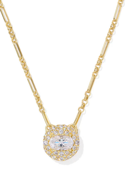 Kenda Scott Bella Gold Short Pendant Necklace