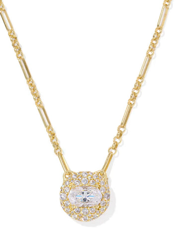 Kenda Scott Bella Gold Short Pendant Necklace