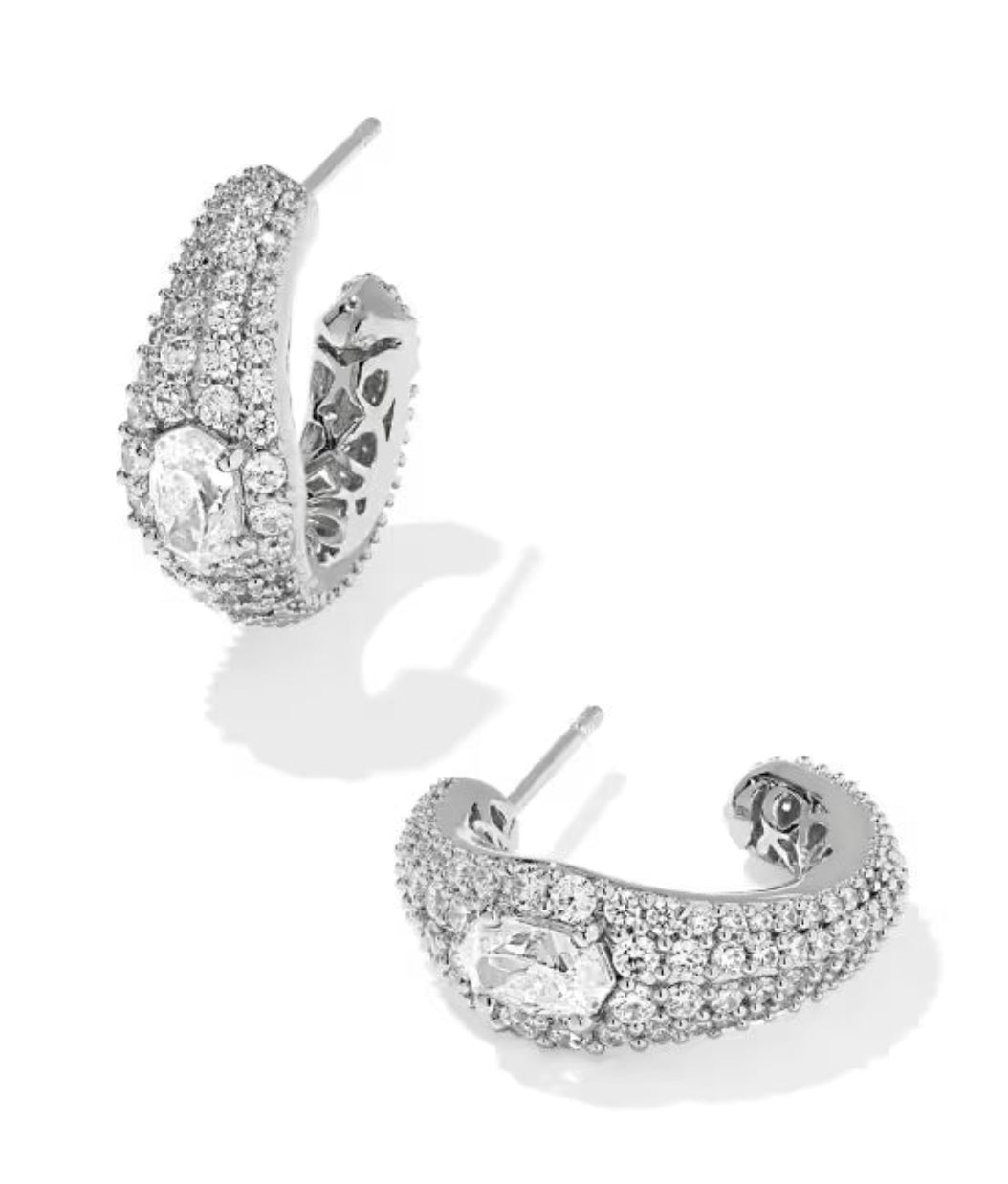 Kendra Scott Bella Silver Hoop Earrings