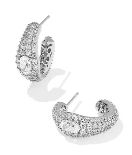 Kendra Scott Bella Silver Hoop Earrings