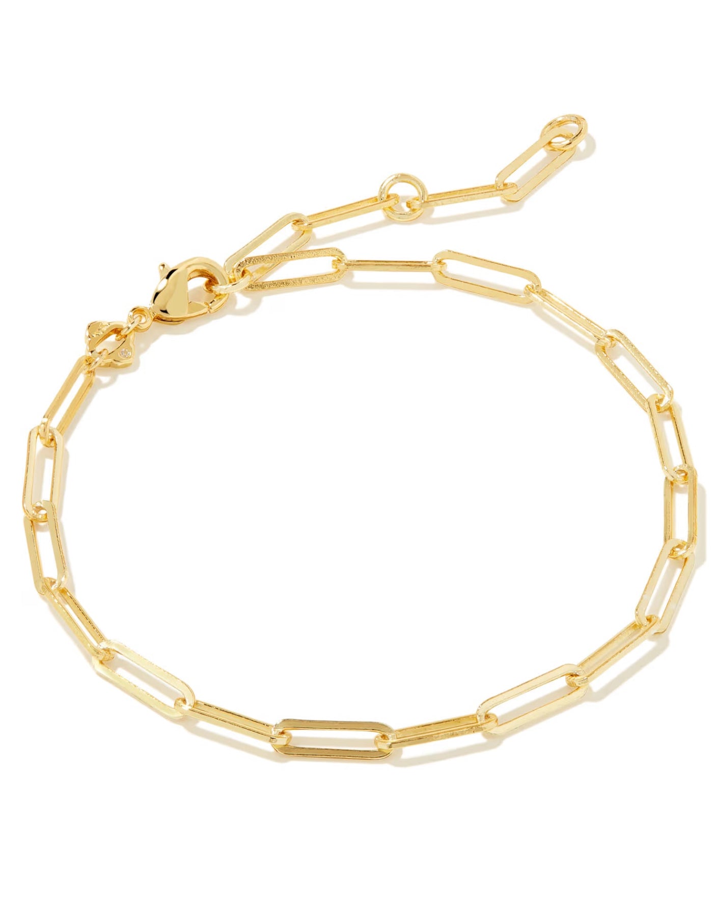 Kendra Scott Courtney Paperclip Bracelet in Gold