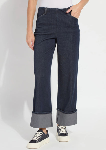 Lysse Samara Cuffed Wide Leg Jean