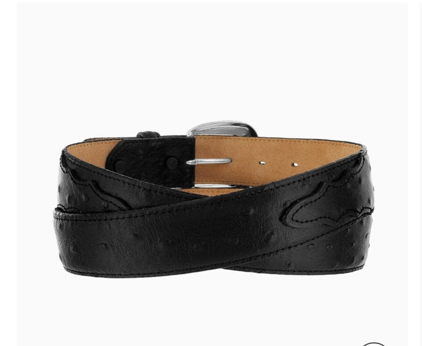Brighton Ostrich Print Dress Belt