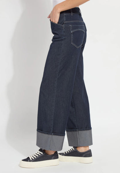 Lysse Samara Cuffed Wide Leg Jean