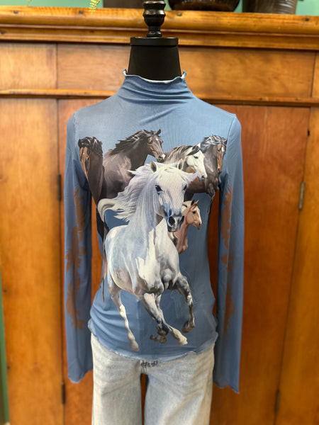 Wild Herd Horse Top