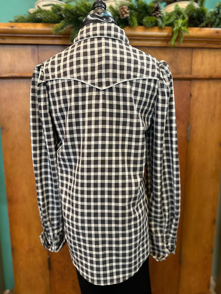 Howdy Hanny The Gingham Pearl Snap