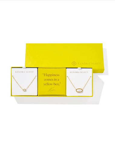 Kendra Scott Elisa Gift Set of 2 in Gold & Ivory Mother of Pearl