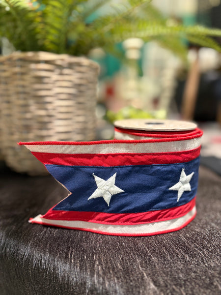 D. Stevens Canvas Center Stars &  Stripes