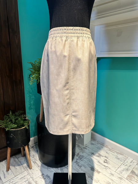 Esqualo Sporty Faux Leather Skirt