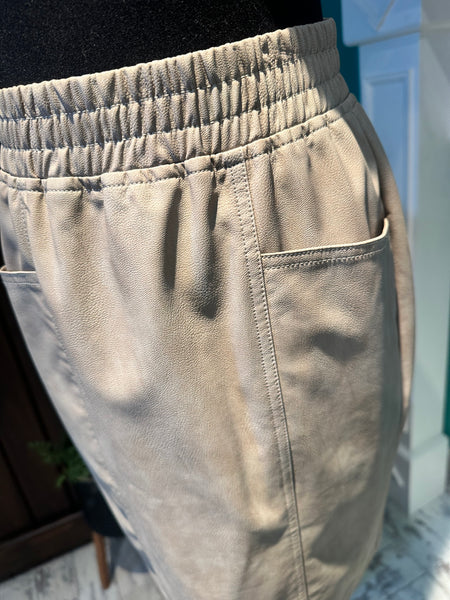 Esqualo Sporty Faux Leather Skirt