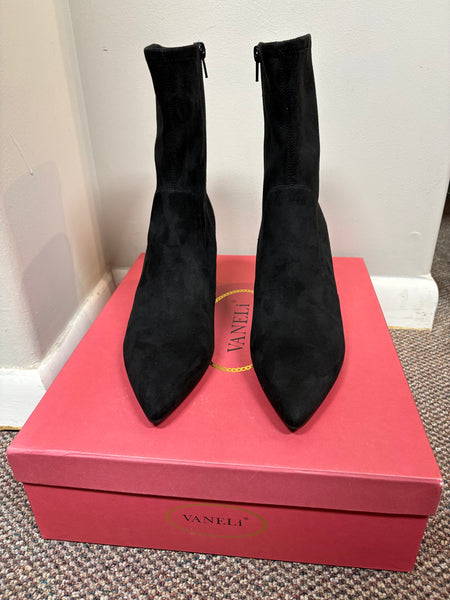 Vaneli Infra Stretch Suede Bootie