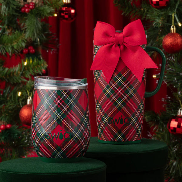Christmas Plaid Travel Mug 22oz