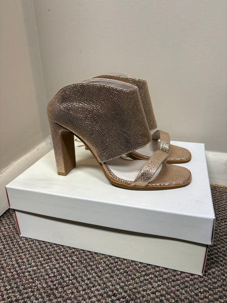 42 Gold Linx Scale Metallic Heel