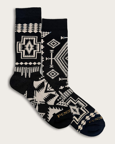 Pendleton Trio Pattern Crew Socks