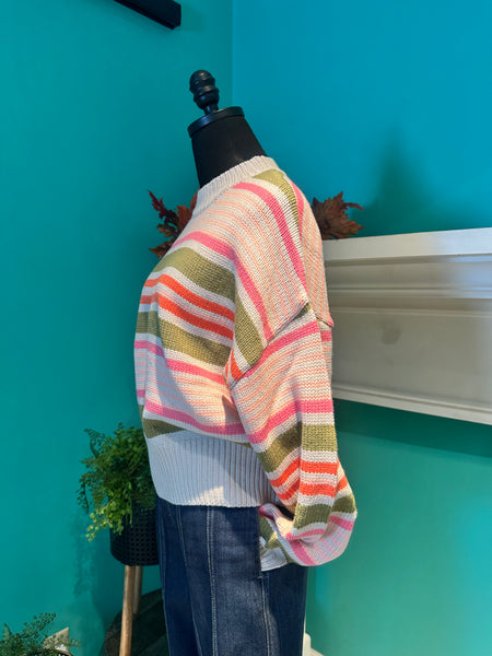 THML Striped Knit Sweater