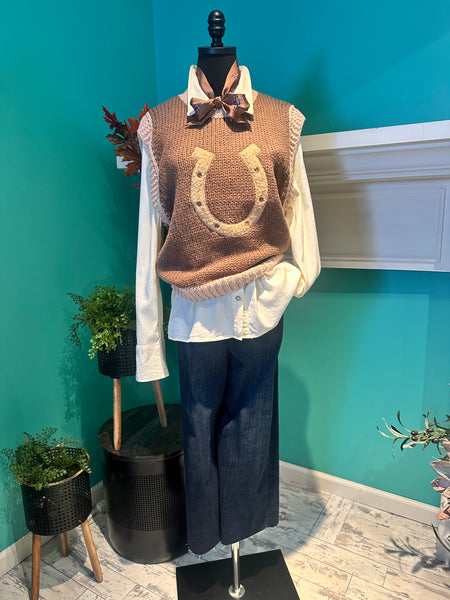 Urban Daizy Horseshoe Crochet Sweater