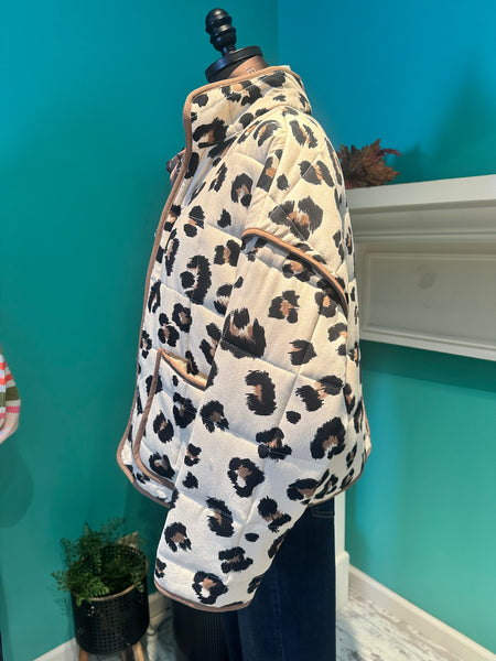 Entro Leopard Print Jacket