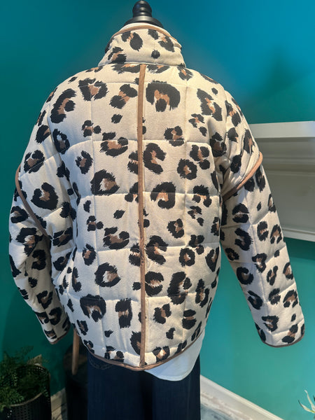 Entro Leopard Print Jacket