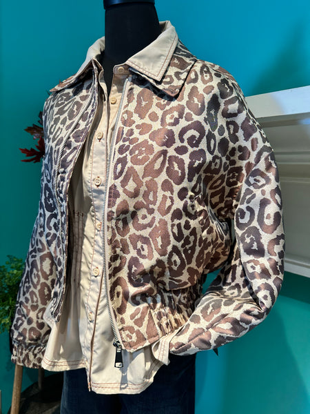 EE:some The Leopard Bomber Jacket