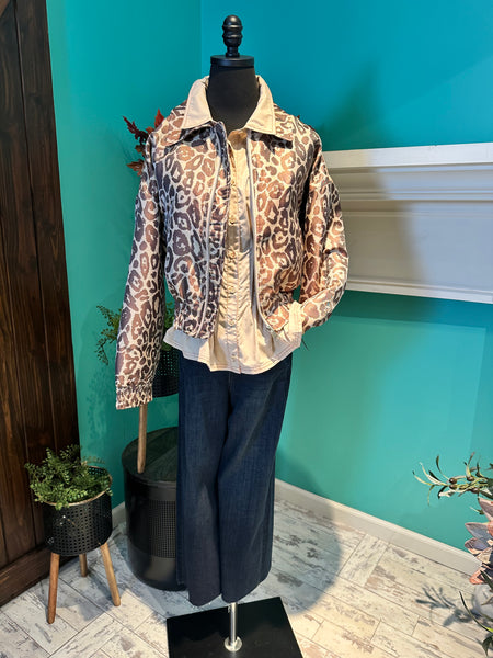 EE:some The Leopard Bomber Jacket