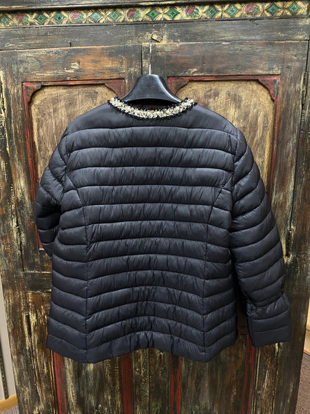 Joseph Ribkoff Quilted Pearl Trim Jacket