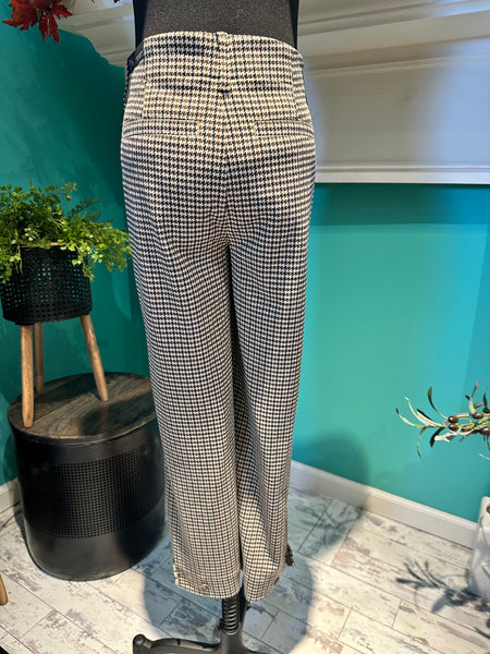 Liverpool Utility Crop Houndstooth Pant