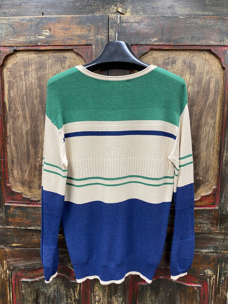 Liverpool V-Neck Blouson Sweater