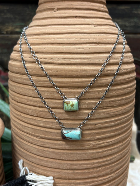 SLL Turquoise Bar Necklace