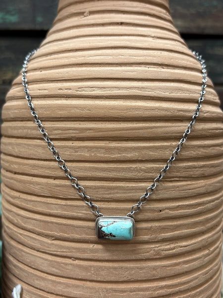 SLL Turquoise Bar Necklace