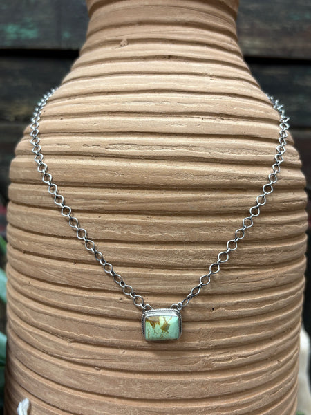 SLL Turquoise Bar Necklace