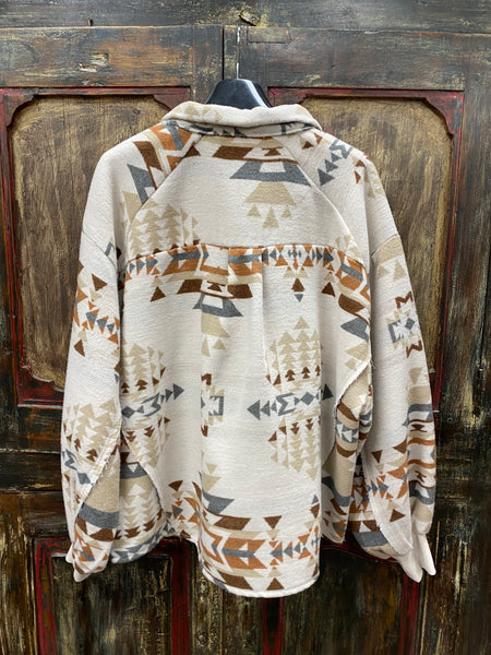 Blue B Aztec Jacquard Pullover