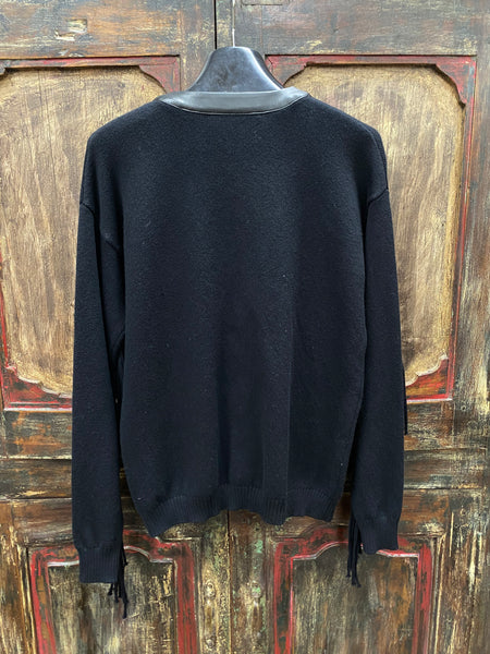 Elliott Lauren Cardigan With Fringe