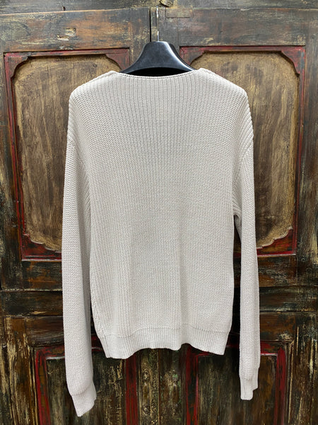 Shewin Long Sleeve V-Neck Sweater